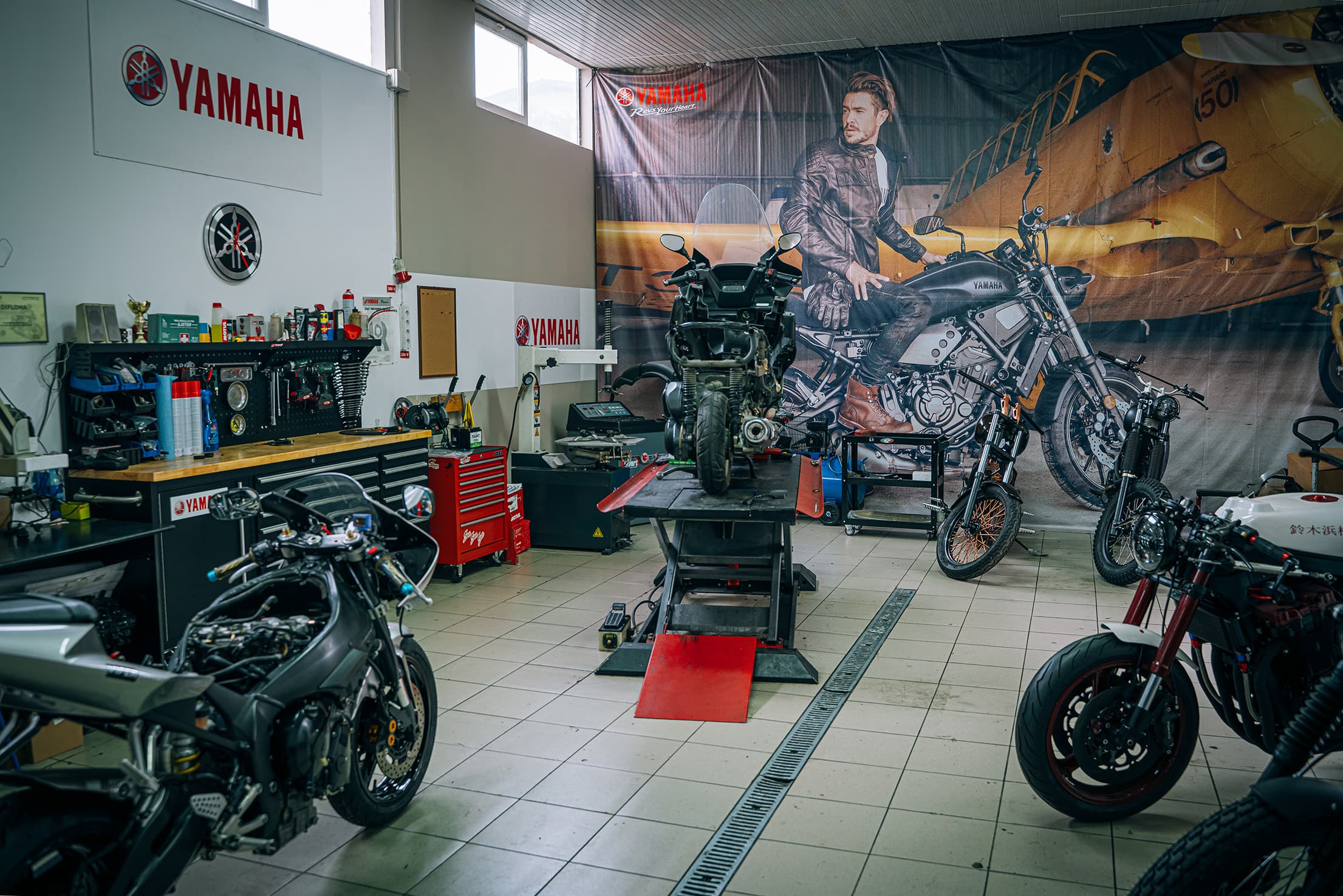 Echipa KFR Motors la lucru